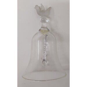 Lalique Crystal Table Bell With Pinson Sparrow Handle